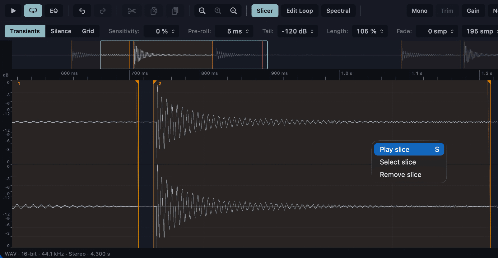 Oxo Audio Editor app interface preview